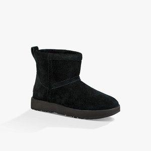 Ugg Classic Mini Waterproof Women Classic Boots Black (8207HGAIC)